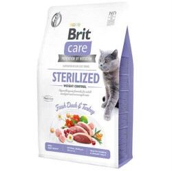 Brit Care Sterilised Weight Control Ördekli 2 kg Kısırlaştırılmış Yetişkin Kedi Maması - Brit Care
