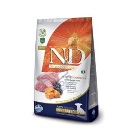 N&D Tahılsız Mini Kuzu Etli Yaban Mersinli ve Balkabaklı Yavru Köpek Maması 7 Kg - N&D