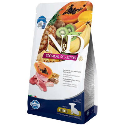 N&D Tropical Selection Kuzu Etli 1.5 kg Küçük Irk Yavru Köpek Maması - 1