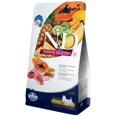N&D Tropical Selection Kuzu Etli 1,5 kg Küçük Irk Yetişkin Köpek Maması - 1