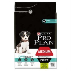 Pro Plan Medium Puppy Orta Irk Hassas Sindirim Kuzu Etli Yavru Köpek Maması 3 Kg - Pro Plan