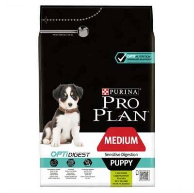 Pro Plan Medium Puppy Orta Irk Hassas Sindirim Kuzu Etli Yavru Köpek Maması 3 Kg - 1