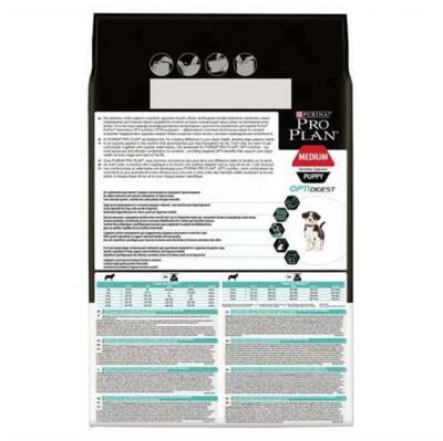 Pro Plan Medium Puppy Orta Irk Hassas Sindirim Kuzu Etli Yavru Köpek Maması 3 Kg - 2