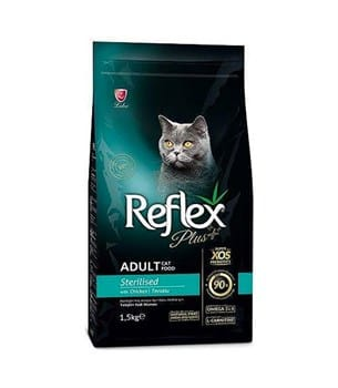 Reflex Plus Sterilised Tavuk Etli Kısırlaştırılmış Yetişkin Kedi Maması 1,5 Kg - 1