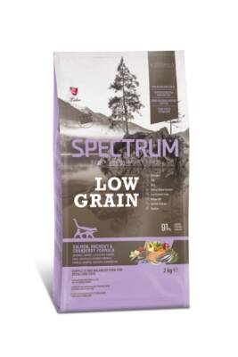 Spectrum Low Grain Somonlu Hamsili ve Kızılcıklı Kısırlaştırılmış Kedi Maması 2 Kg - 1