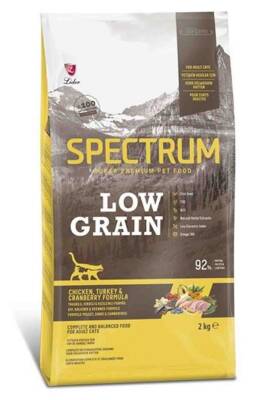 Spectrum Düşük Tahıllı Tavuk Hindi ve Yaban Mersinli Yetişkin Kedi Maması 2 Kg - 1